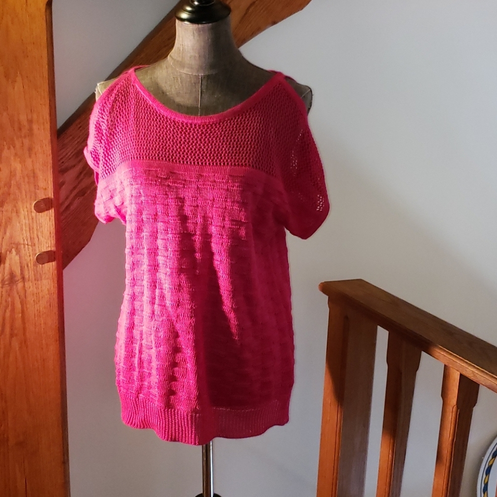 Cute Cold Shoulder Sweater